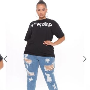 Fashion Nova Women's Trap T-shirt